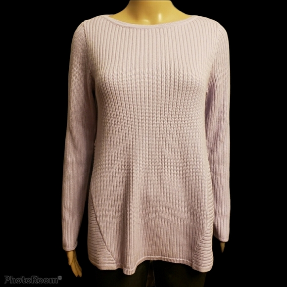 J. Jill Lilac Purple Ribbed Sweater Size XS - Picture 11 of 11